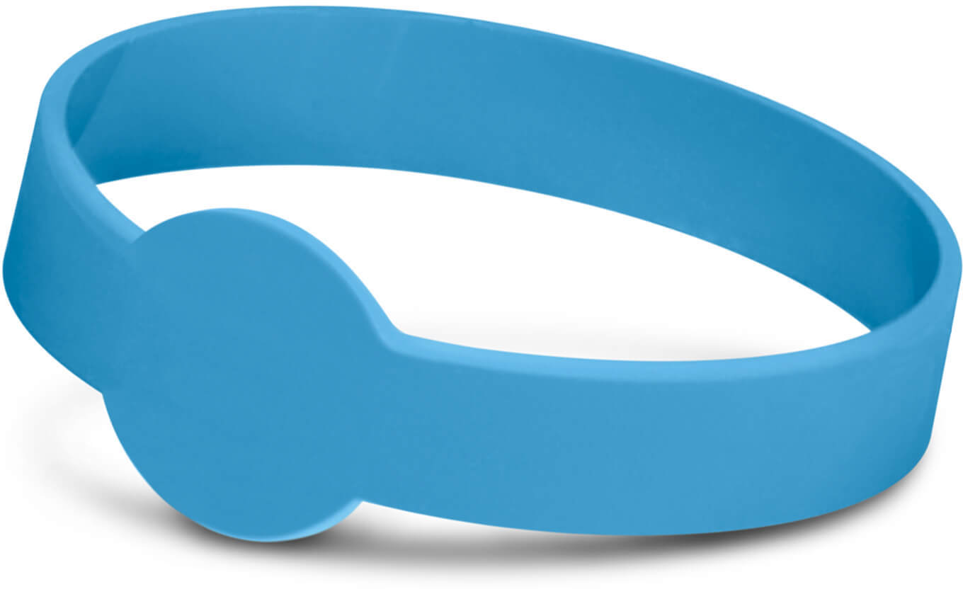 Light Blue Xtra Silicone Wrist Band