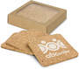 Oakridge Cork Coaster Square Set of 4