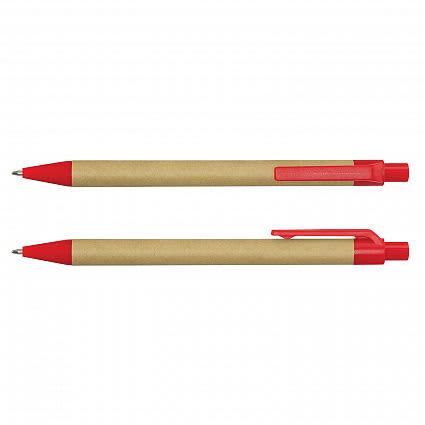 Natural/Red Eco Pen