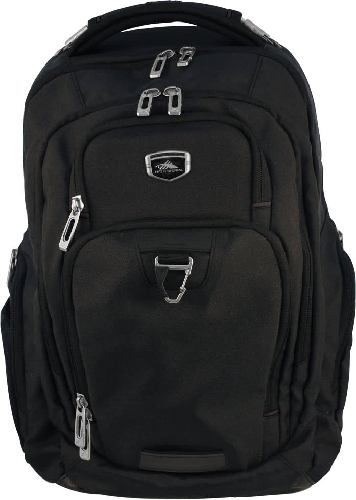 Black High Sierra Business 17 inch Computer Backpack