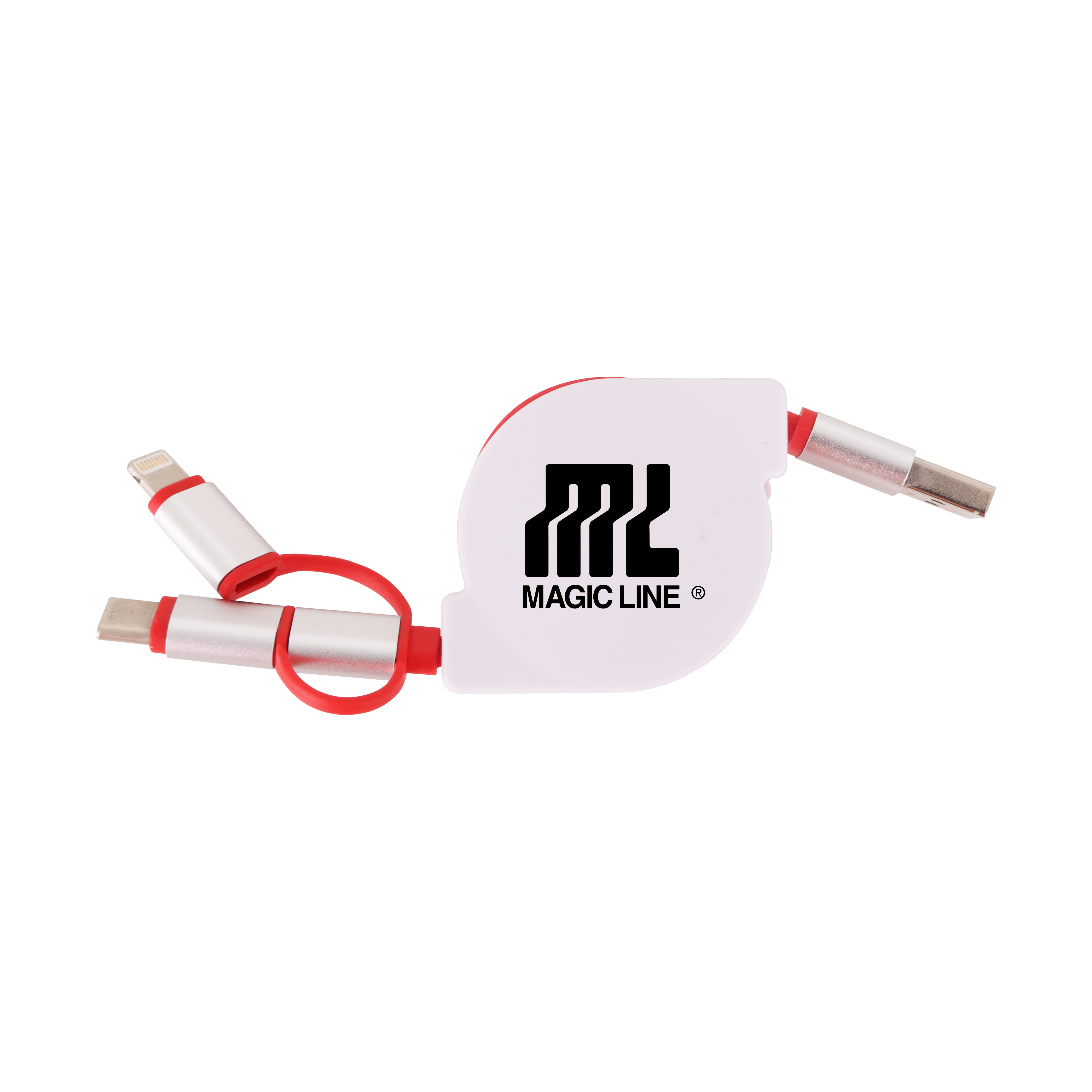 3-In-1 Retractable Charging Cable