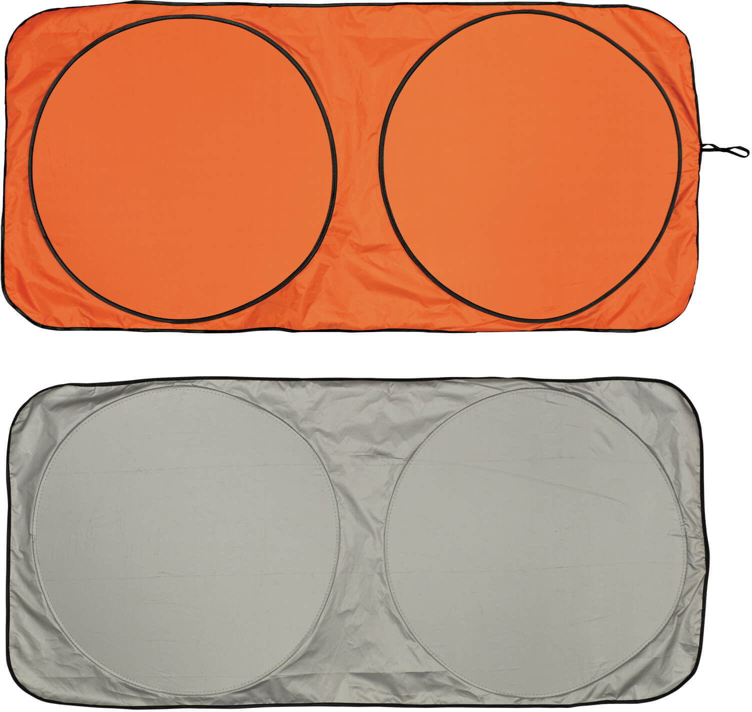 Orange/Black/Silver Solar Sun Shade