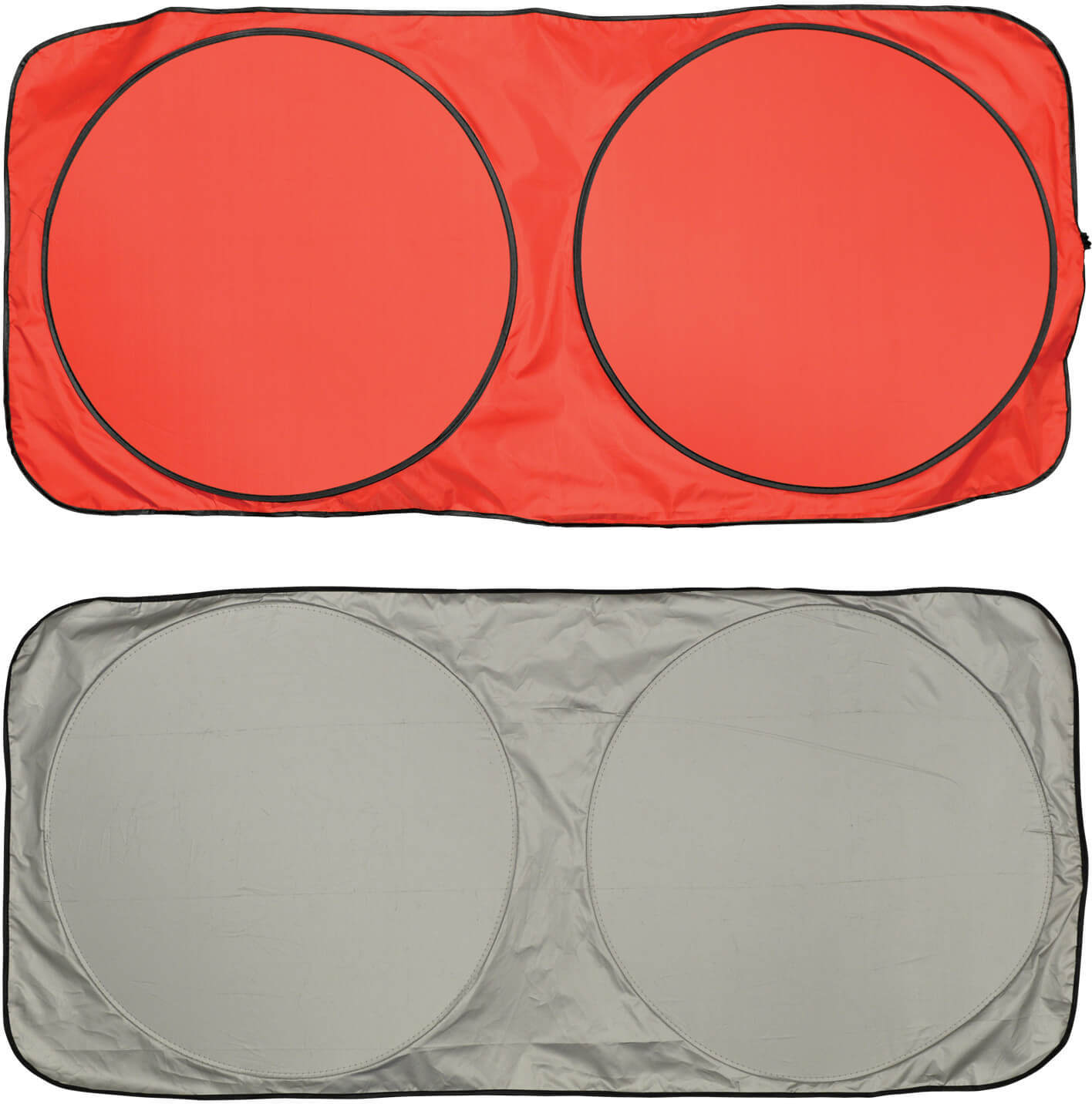 Red/Black/Silver Solar Sun Shade