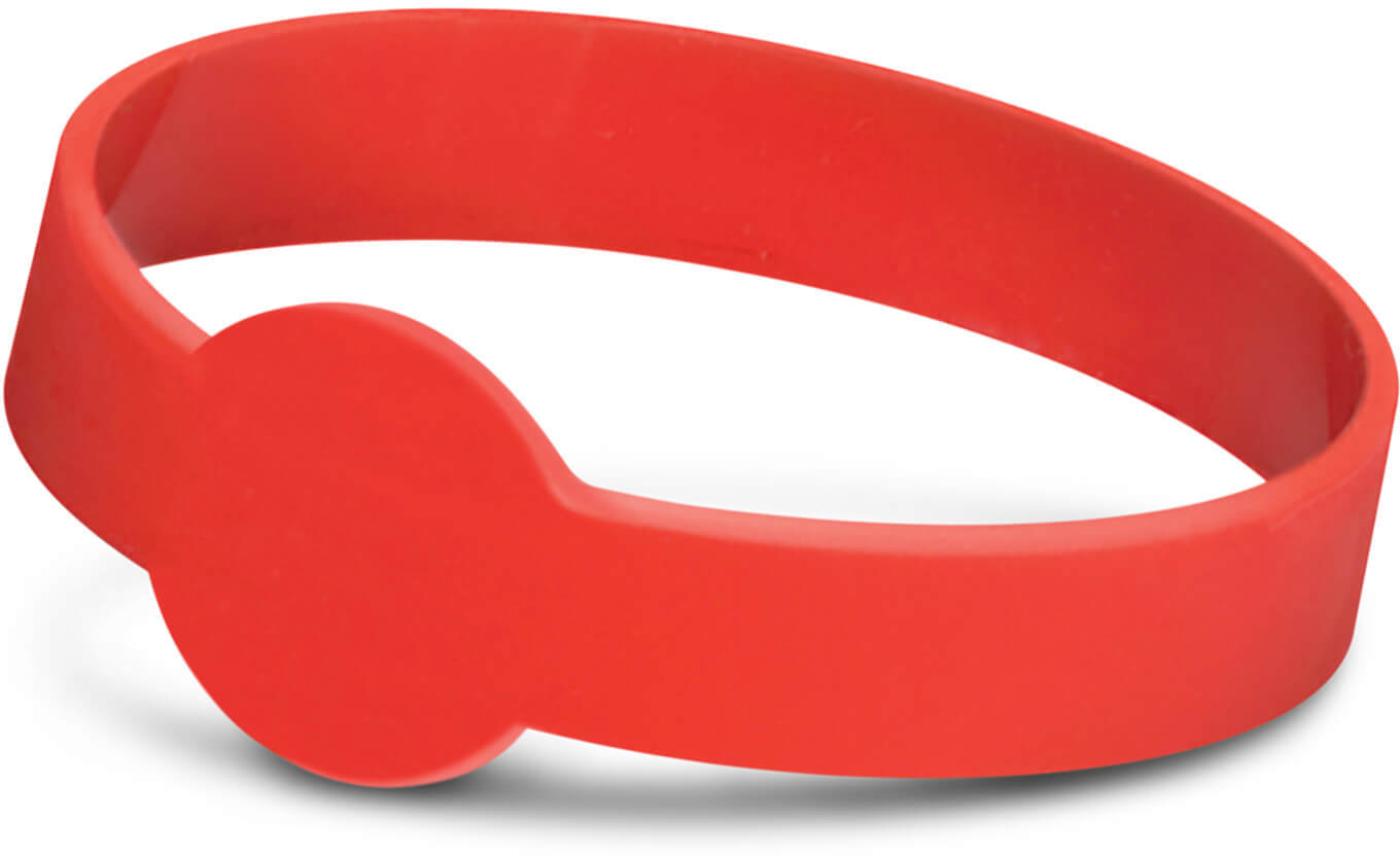 Red Xtra Silicone Wrist Band - Debossed