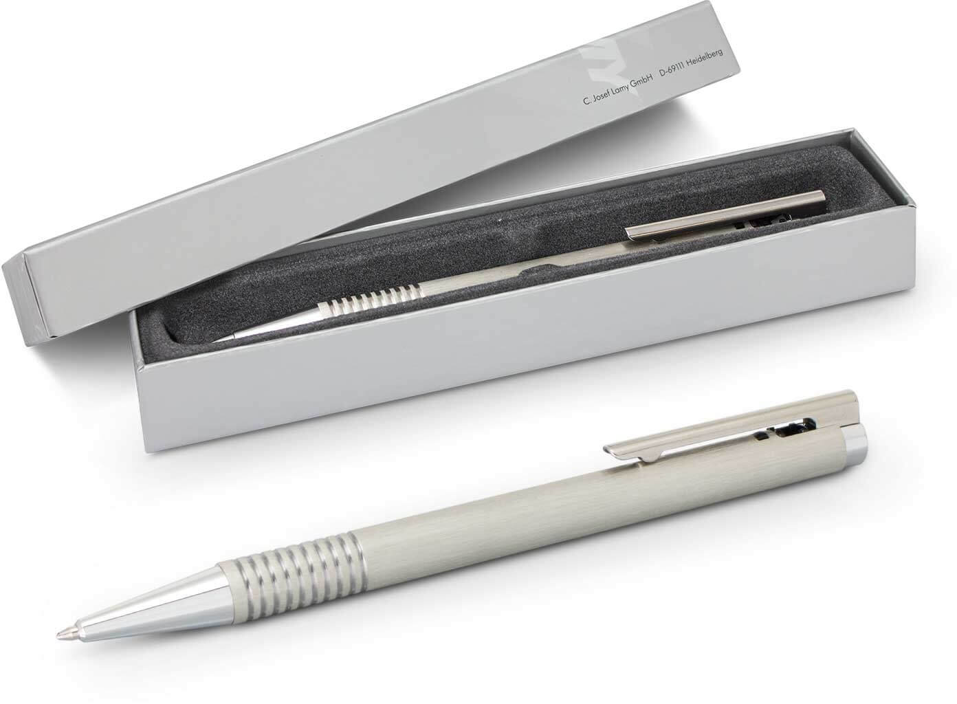 Lamy Logo Pen - Brushed Steel