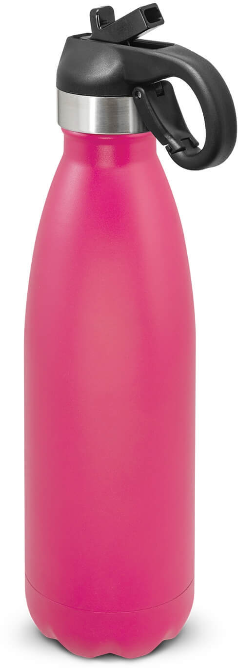 Pink Chimera Powder Coated Vacuum Bottle - Flip Lid