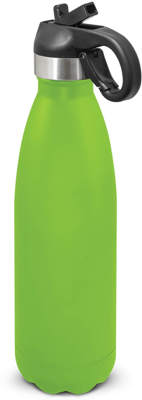 Bright Green Chimera Powder Coated Vacuum Bottle - Flip Lid