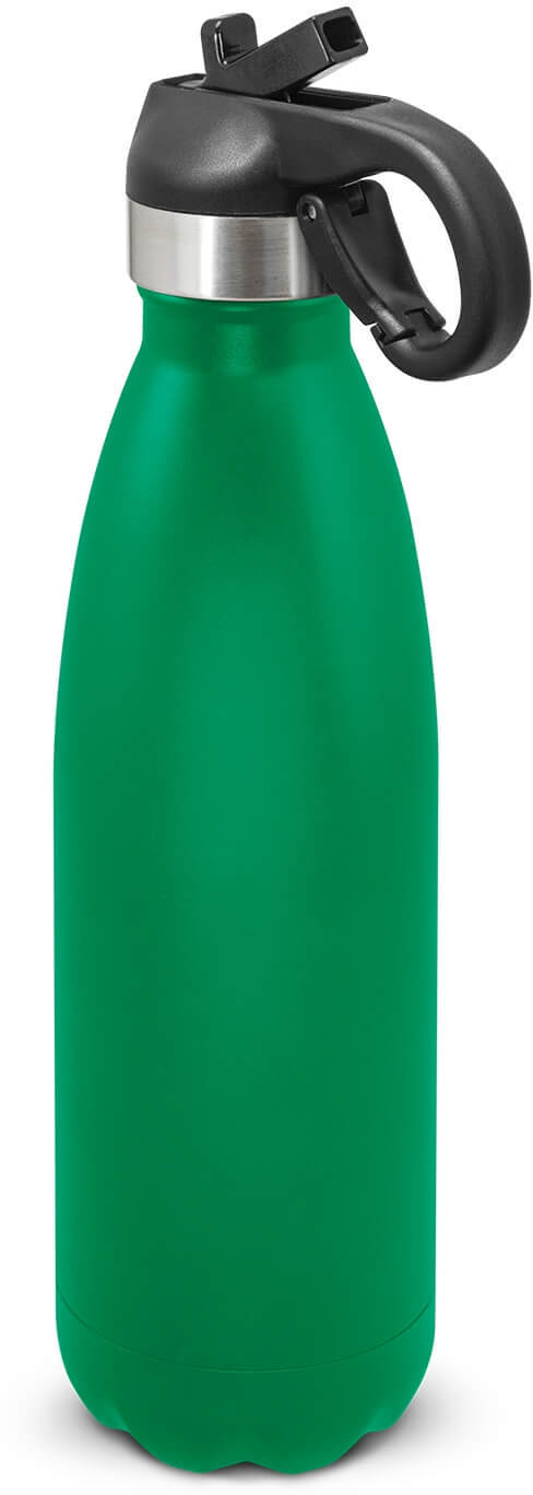 Kelly Green Chimera Powder Coated Vacuum Bottle - Flip Lid