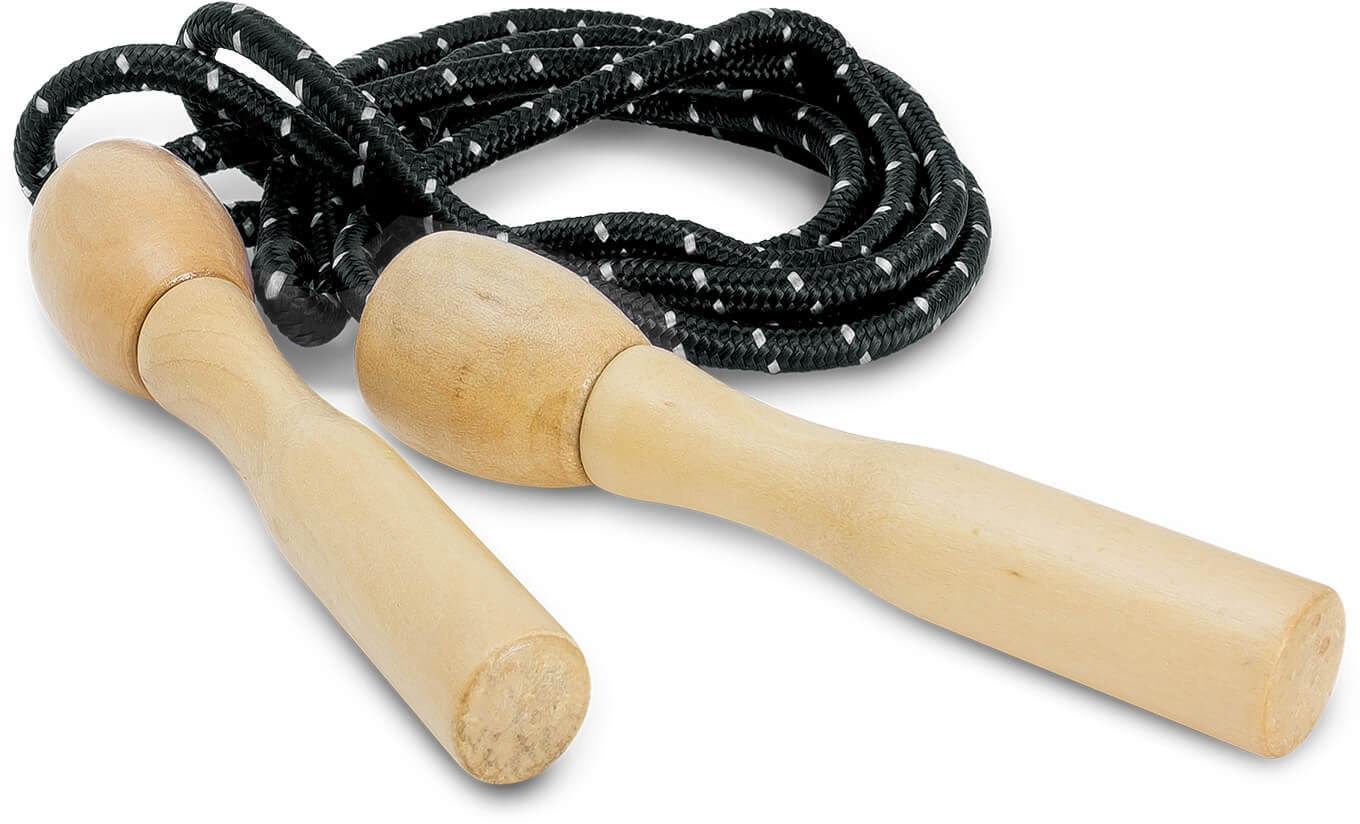 Natural/Black Rally Skipping Rope