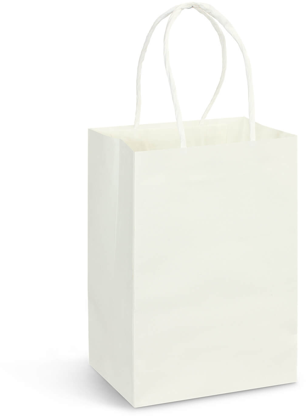 White Small Paper Carry Bag Full Colour