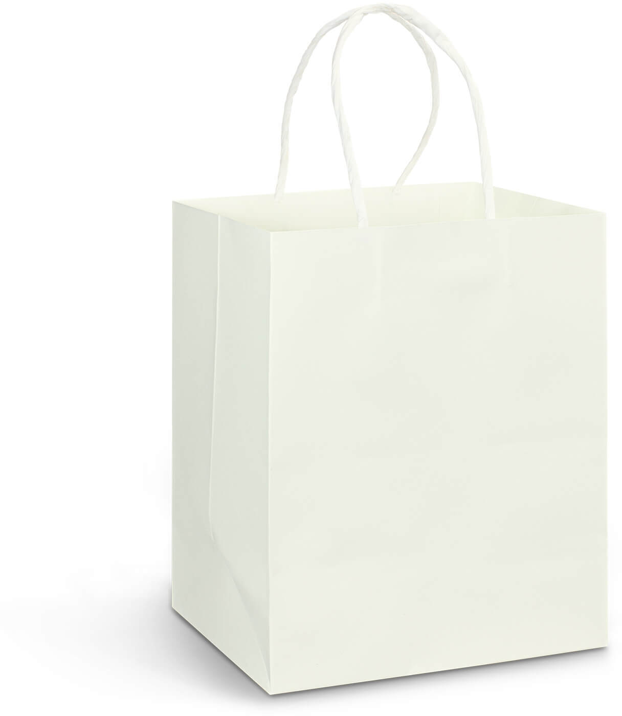 White Medium Paper Carry Bag Full Colour