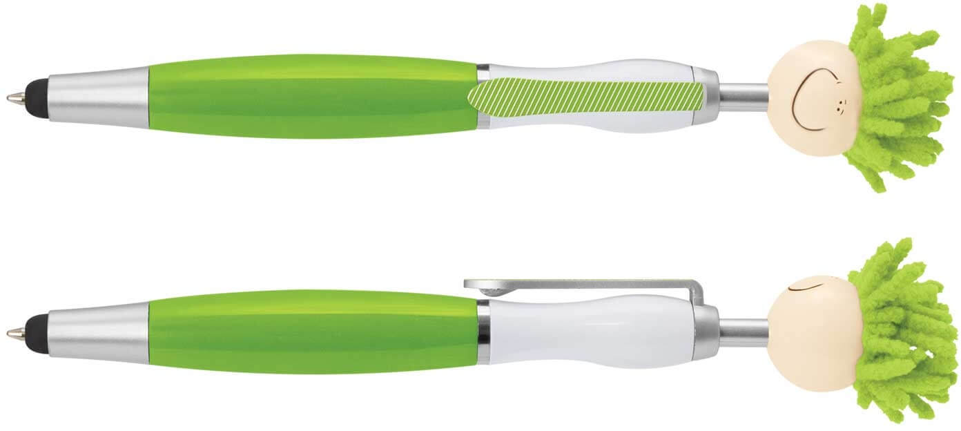 Bright Green Mop Topper Pen