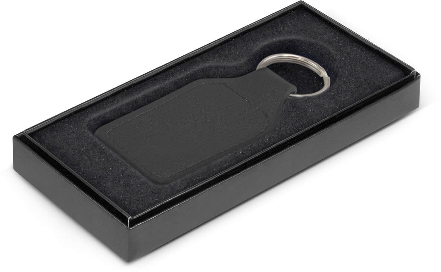 Prince Leather Key Ring - Square