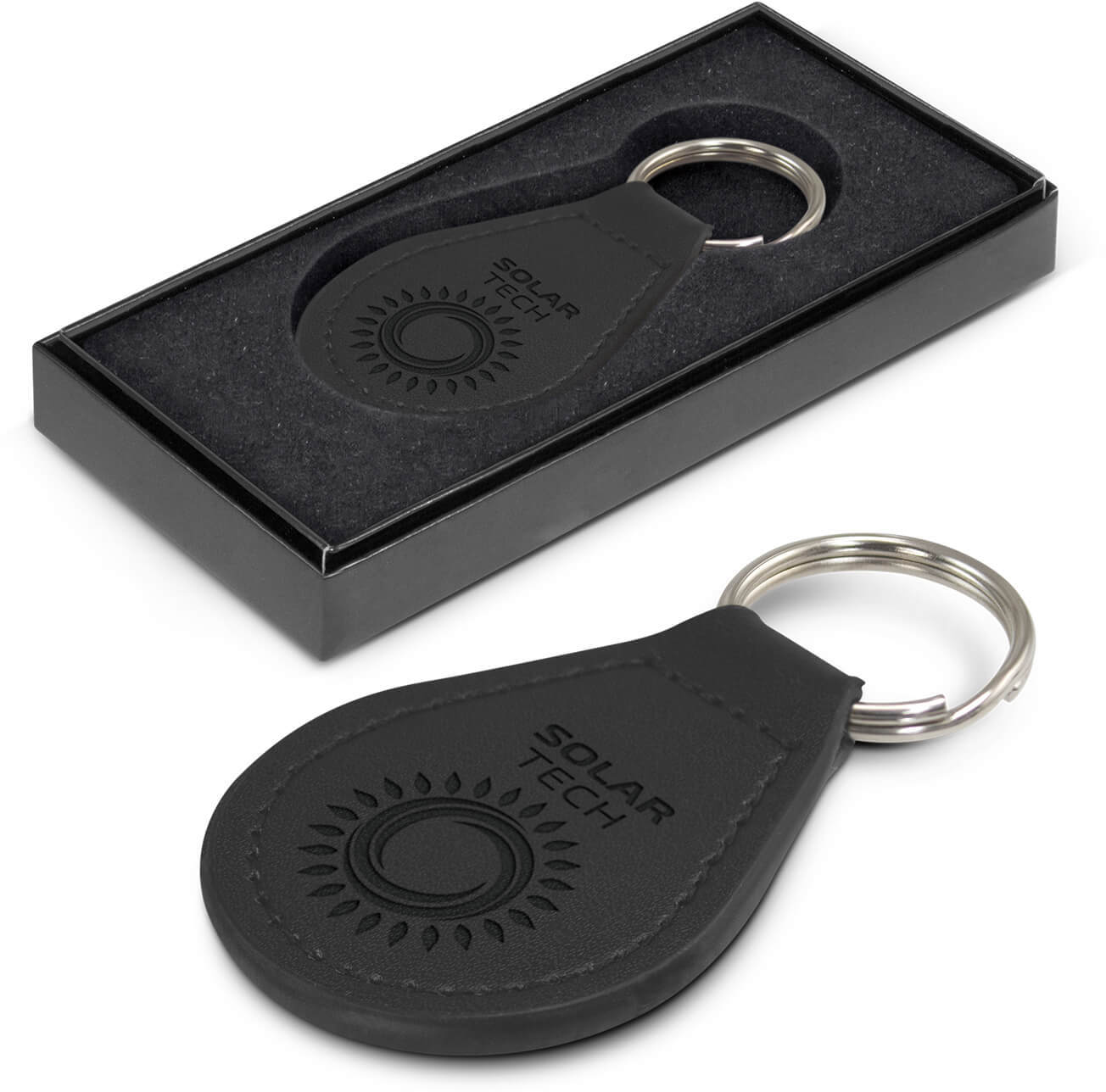 Prince Leather Key Ring - Round