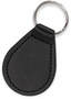 Black Prince Leather Key Ring - Round