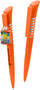 Orange Infinity Plastic Pen