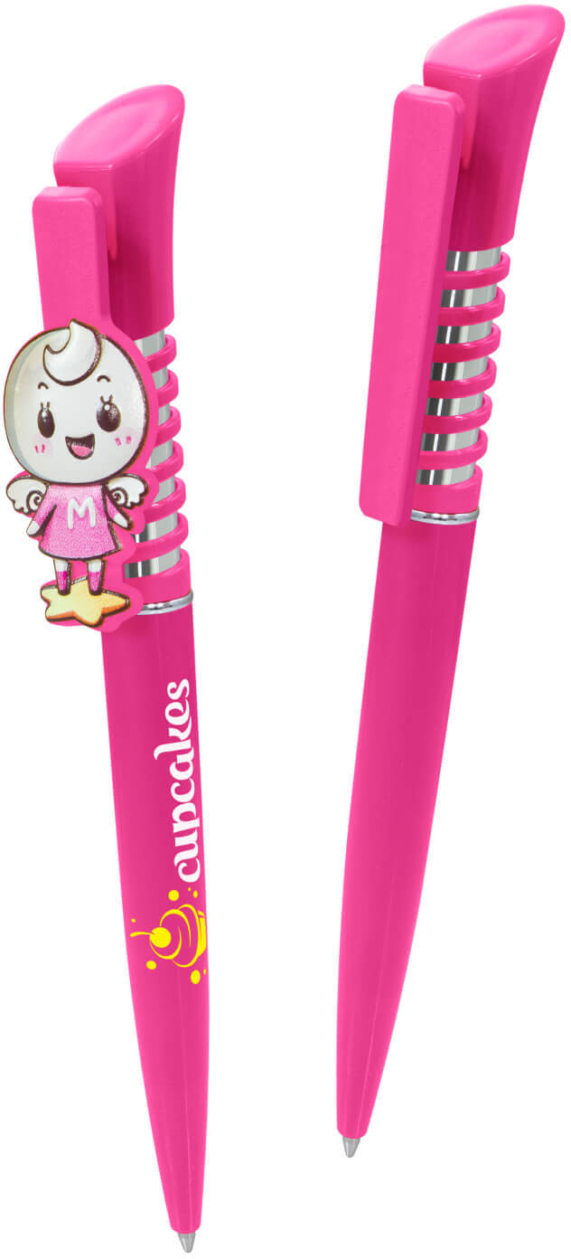 Pink Infinity Plastic Pen