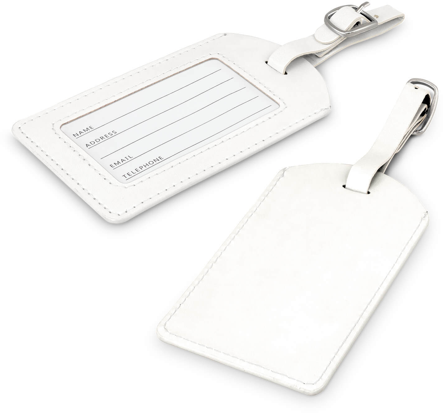 White Aero Luggage Tag