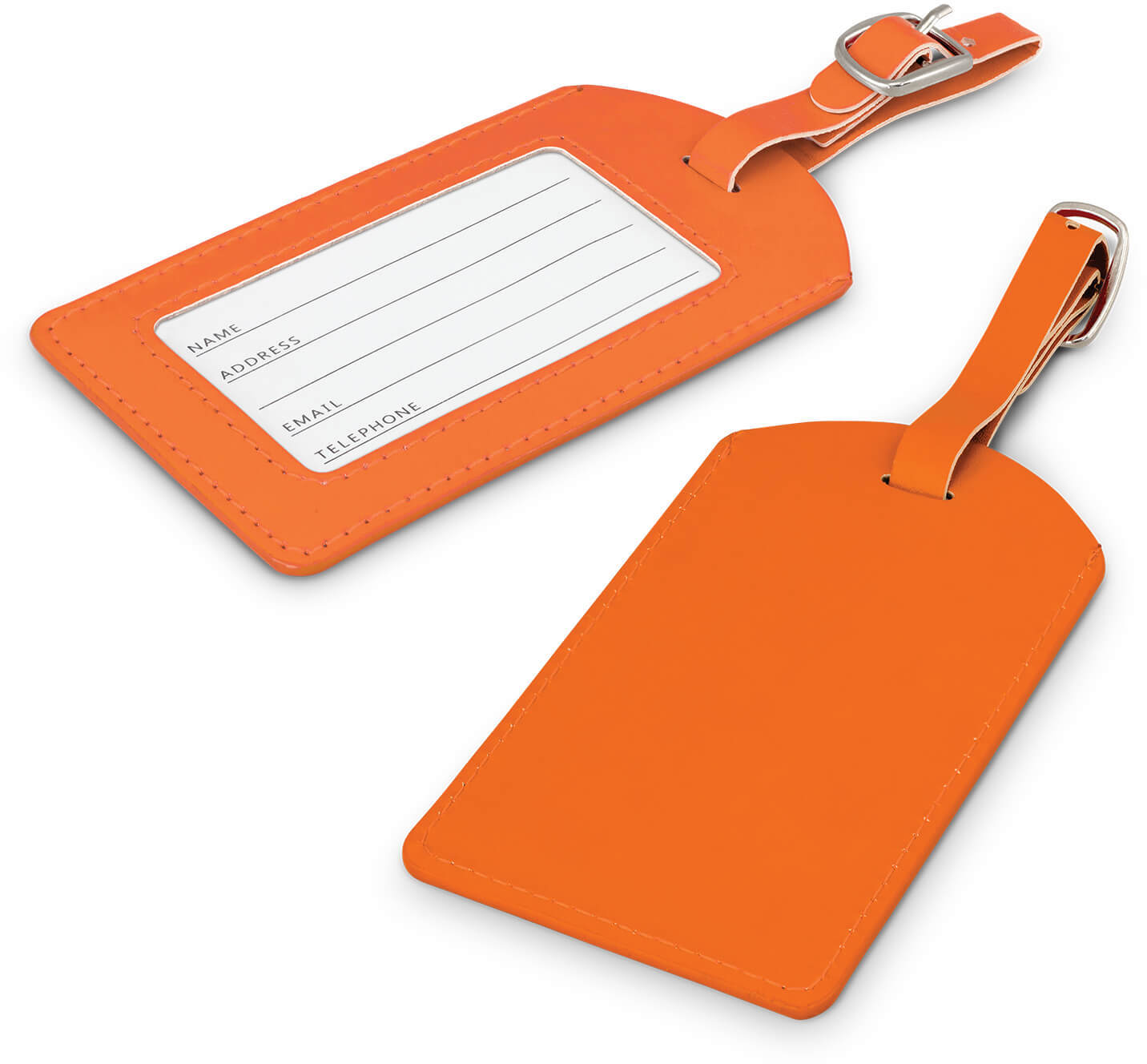 Orange Aero Luggage Tag