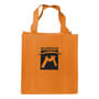 Orange Large Non-Woven Shopping Bag with Gusset