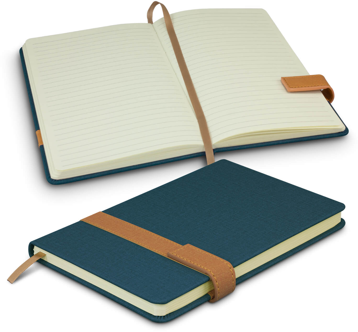 Navy/Brown Nirvana Notebook