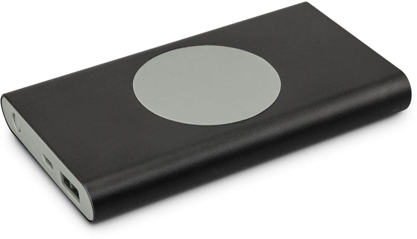 Power Bank: Black Titus Wireless Charger Power Bank