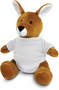 Kangaroo: White/Brown Kangaroo Plush Toy