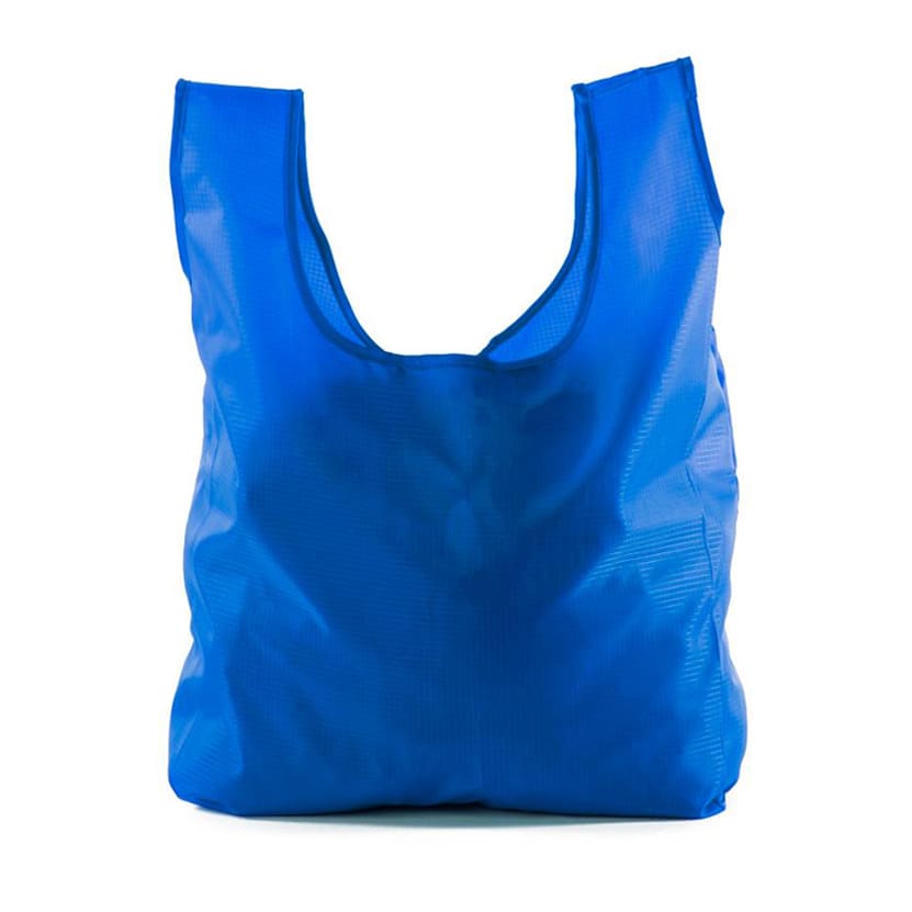 Blue Foldaway Shopping Bag