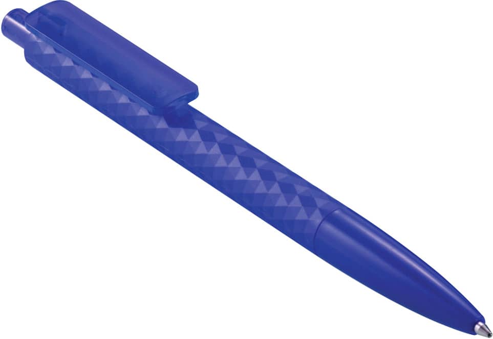 Blue Geometric Pen