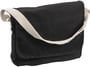 Black Canvas Shoulder Bag