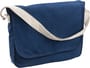 Blue Canvas Shoulder Bag