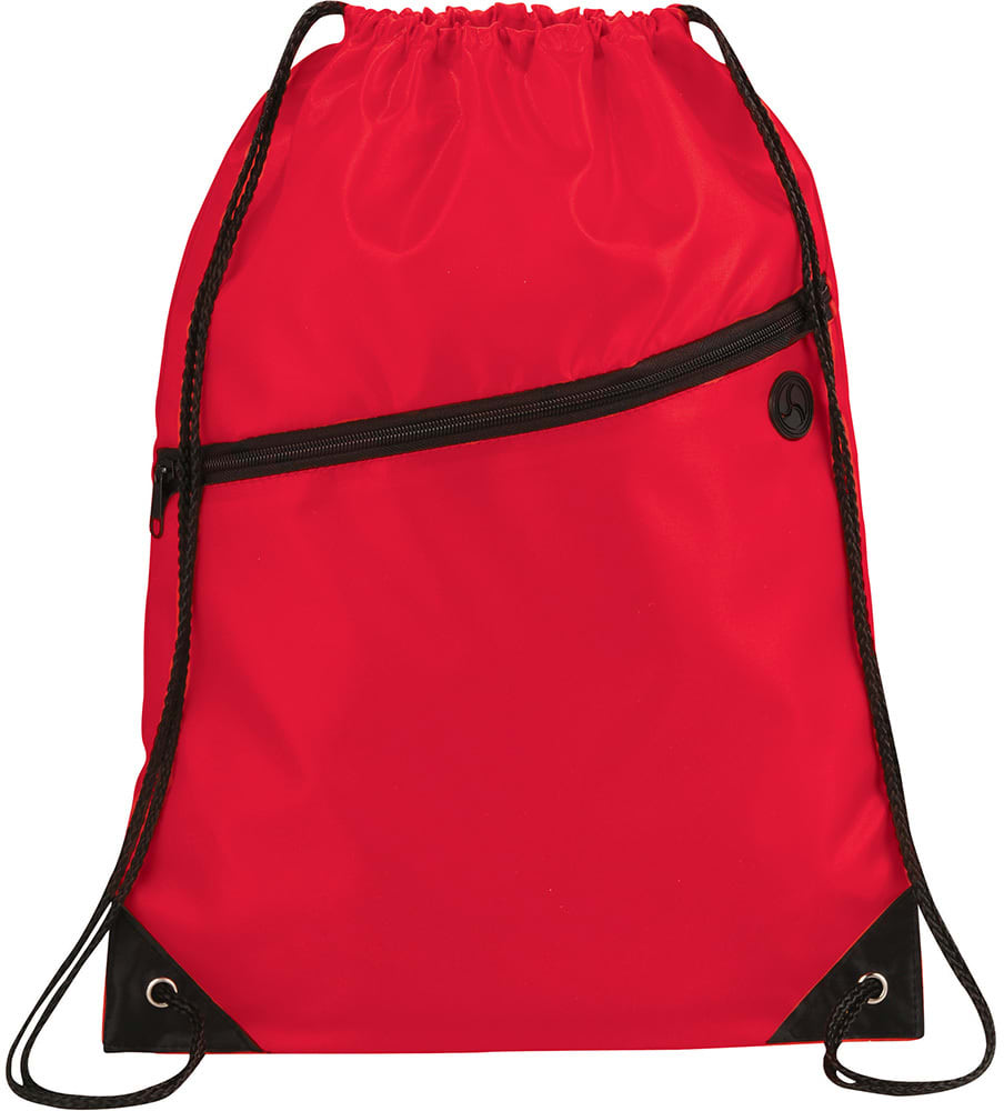 Red Robin Drawstring Bag