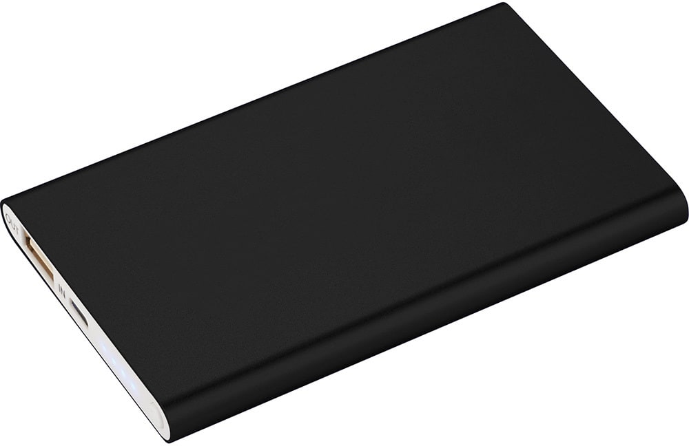 Black Abruzzo 4000 mAh Powerbank