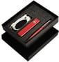 Red Gift Set with Charger, Cable &amp; Pen