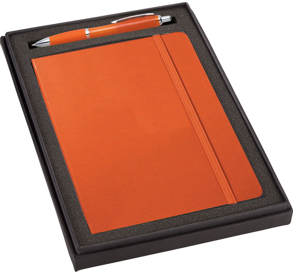 Orange Gift Set with Ambassador Journal &amp; Nash Pen
