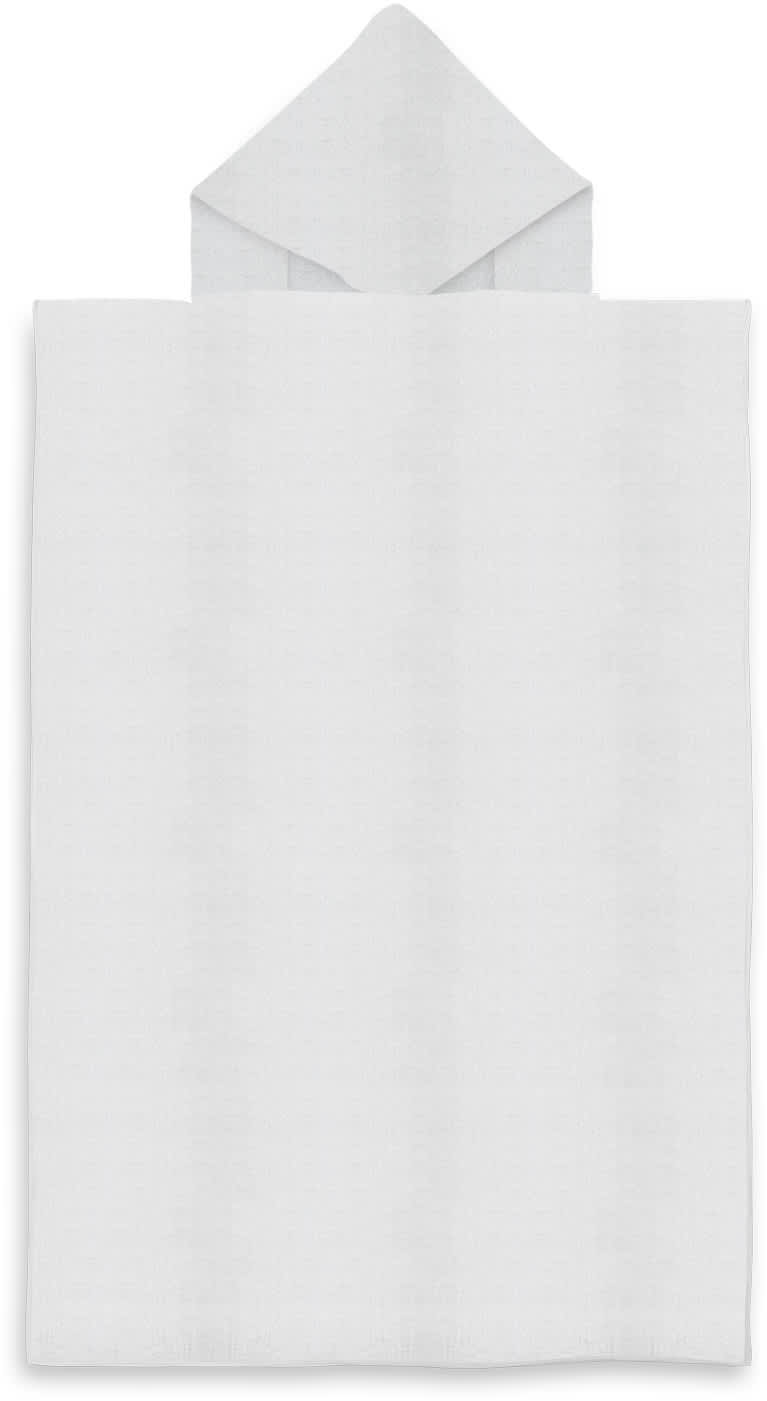 White Adult Hooded Towel