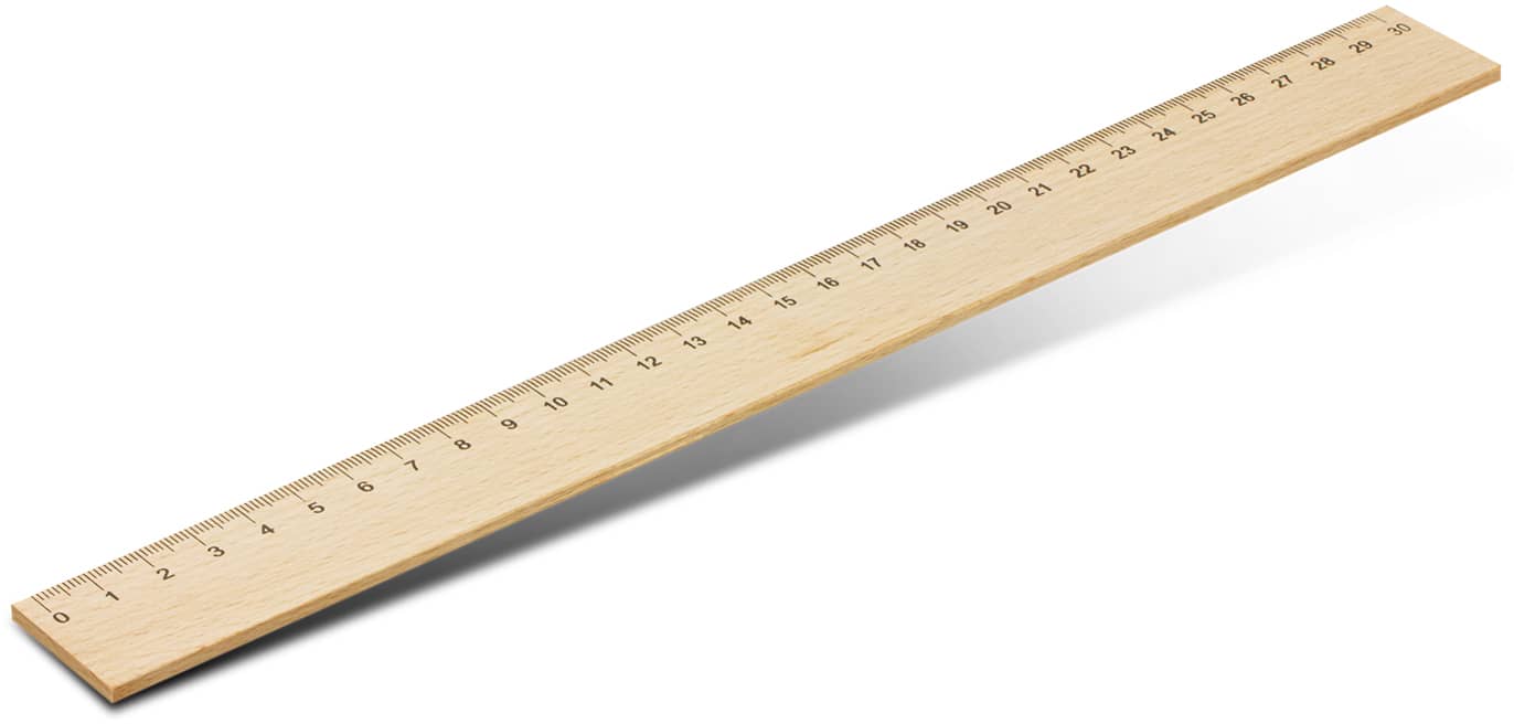 Natural Wooden 30cm Ruler