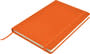 Orange Venture A5  PU Notebook with Elastic Closure