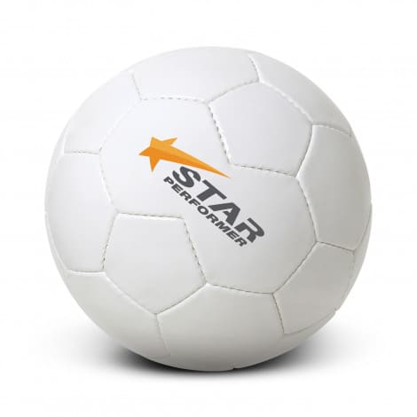 White Soccer Ball Promo