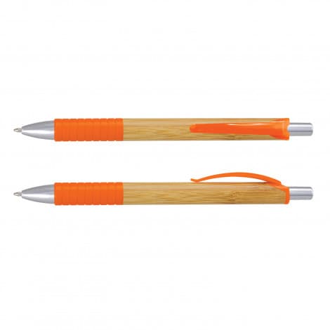 Orange Trinity Bamboo Pen