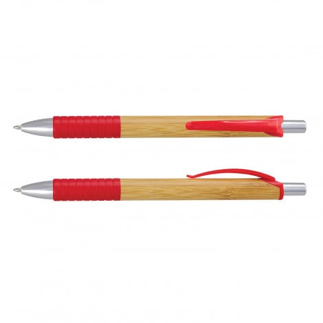 Red Trinity Bamboo Pen