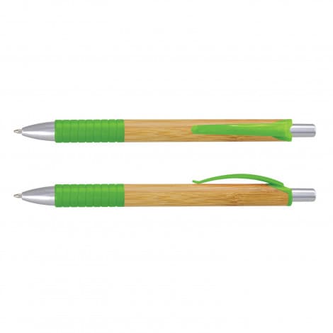 Bright Green Trinity Bamboo Pen