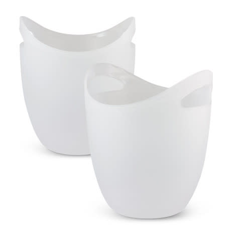 Frosted White Eureka Ice Bucket