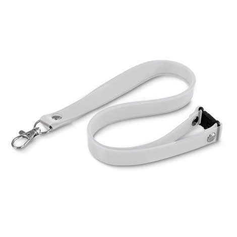 Clear Silicone 15mm Lanyard