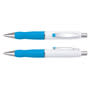 Light Blue Turbo Pen - White Barrel