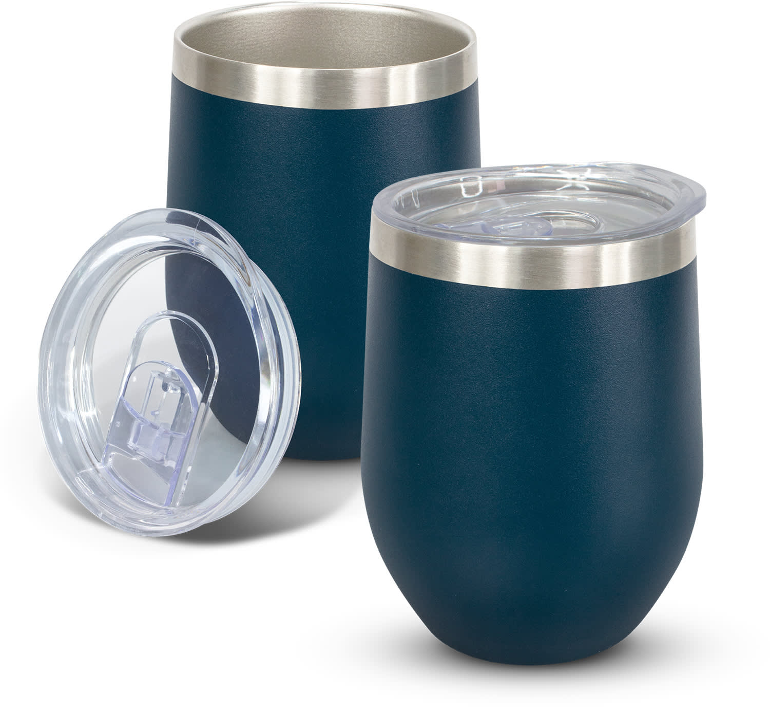 Navy Cordia Vacuum Cup - Powder Coated