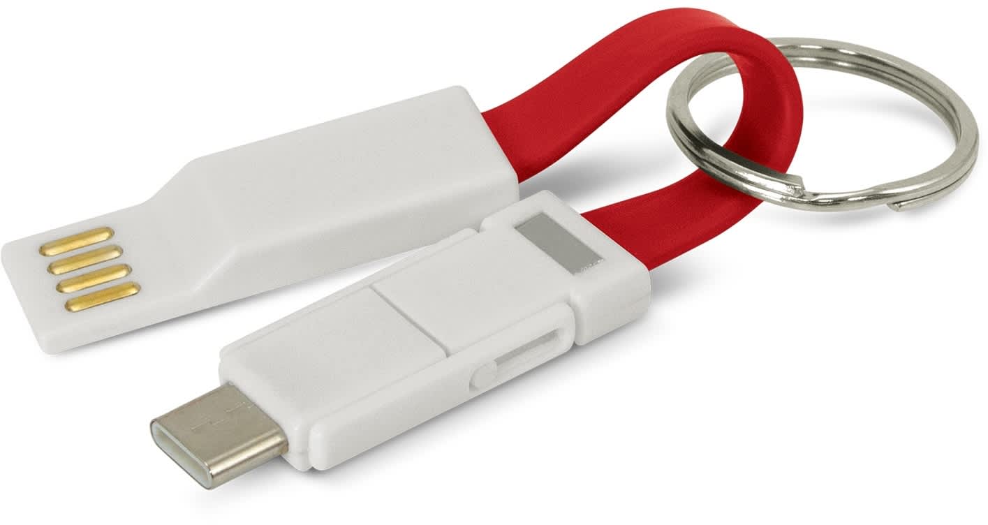 Red Electron 3 in 1 Charging Cable