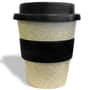 Black Australian Made Bamboo Coffee Cup 350ML 