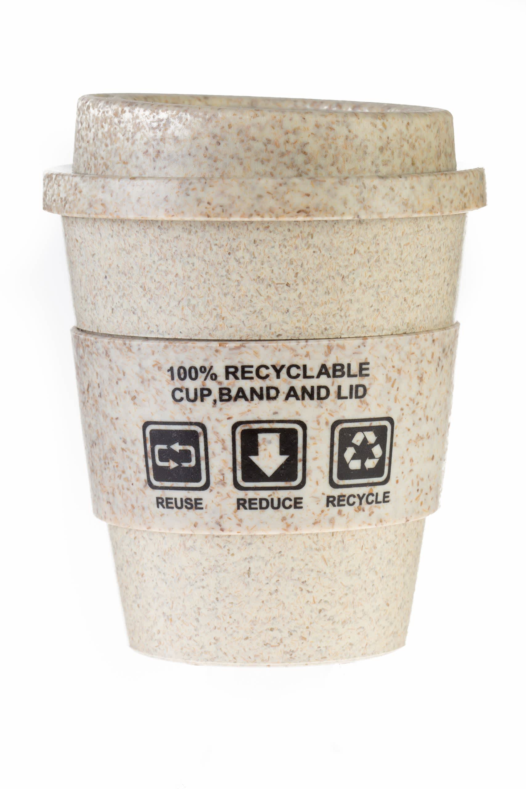 Australian Made Bamboo Coffee Cup 350ML 