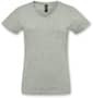 Grey Melange SOLS Imperial Womens V Neck T-Shirt